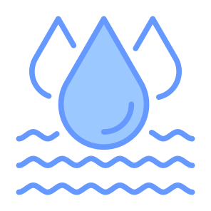 Water Drop, Drops, Water, Sea, River, Rainwater icon
