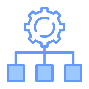 Business Plan, Gear, Planning, Project Management, Structure icon