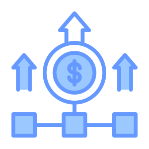 Financial Guide, Money, Planning, Up Arrow, Future icon