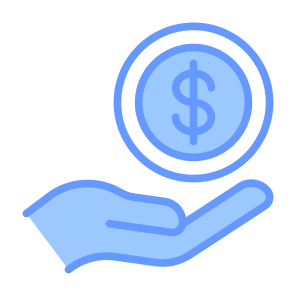 Fund, Hand, Dollar, Investment, Money Bag icon