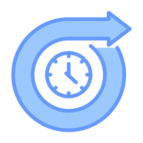 Future, Duration, Time, Long Term, Arrow icon