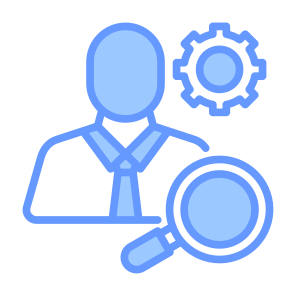 Recruitment, Magnifying Glass, Human Resources, Chosen, Search icon