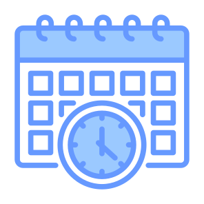 Schedule, Time, Calendar, Deadline, Estimate icon