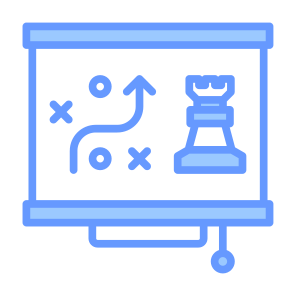 Strategy, Presentation, Planning, Strategic Plan,  Tactics icon