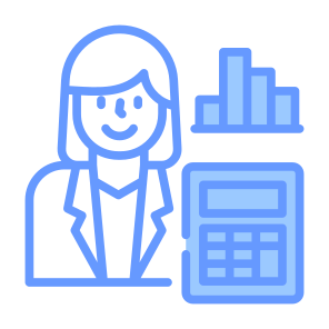 Accountant Woman, Accountant, Consultant, Professions And Jobs, Administrator, Woman icon