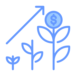 Growth Investment, Profit, Money, Growth, Investment, Financial Growth icon