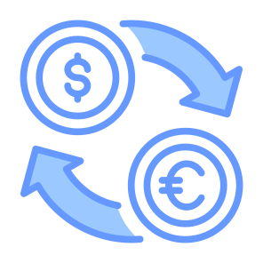 Money Exchange, Money, Exchange, Currency, Dollar, Euro icon