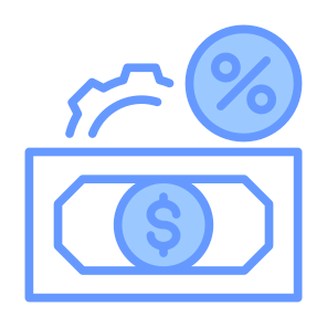 Money Management, Money, Management, Tax, Payment, Percentage   icon