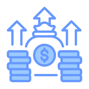 Profit Increases, Profit, Increases, Income, Money, Salary   icon
