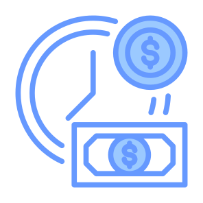 Time Is Money, Time And Date, Clock, Time, Money, Efficiency,   icon