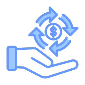 Cash, Cash Flow, Money Flow, Rotation, Money, Process, Cycle icon