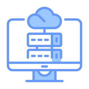 Cloud Server, Cloud Storage, Cloud Data, Hosting, Server, Server Storage icon