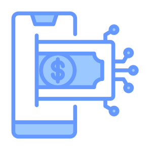 Digital Money, Digital, Money, Technology, Digital Currency, Digital Payment icon