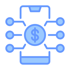 Digital Payment, Digital Money, Digital, Money, Technology, Digital Currency icon