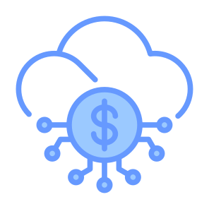 Mining, Cloud Mining, Cloud, Digital Money, Digital Currency, Fintech, Technology  icon