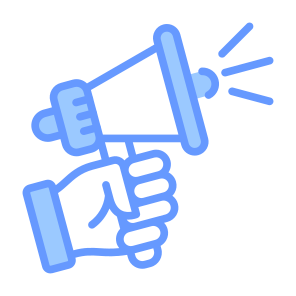 Promotion, Bullhorn, Communication, Marketing, Announcement, Digital Marketing icon