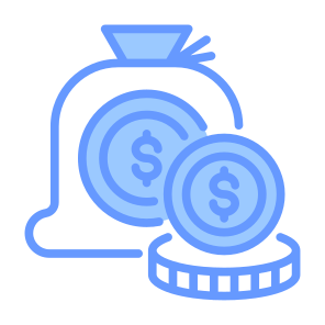 Finance, Coins, Money, Cash, Money Bag, Currency icon