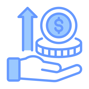 Monetize, Earn, Profit, Growth, Income, Investment icon