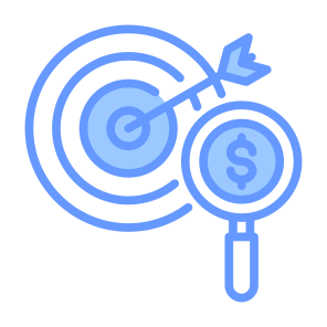 Target Market, Target, Market, Research, Focus, Goal icon