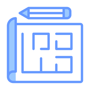 Design, House, Sketch, Architecture, Blueprint icon