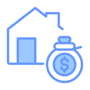 Home Finance, Money, Real Estate, Cost, Mortgage  icon