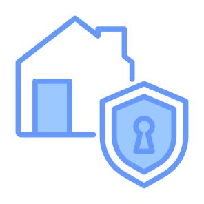Security, Shield, Home, Protection, Insurance icon