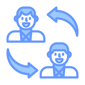 Change, People, Exchanging, Management, Employees  icon