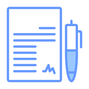 Contract, Sign, File, Document, Files And Folders icon