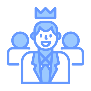 Leader, User, Team, Boss, Members  icon