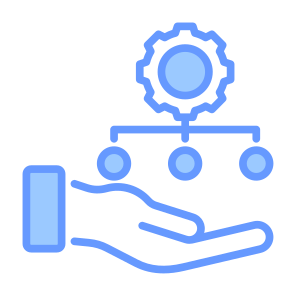 Management, Planning, Structure, Hand, Scheme icon
