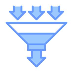 Sorting, Funnel, Filter, Sorting, Filtering  icon