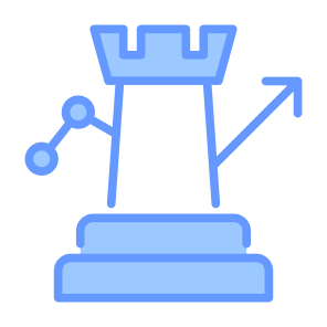 Strategy, Planning, Statistics, Chess Piece, Tactics icon