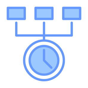 Time Management, Clock, Business, Management, Scheme  icon