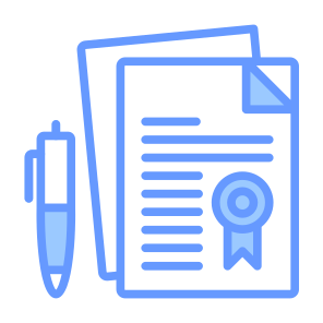 Contract, Debt, Document, Agreement, Pencil, Signature, Finance, Summary, Disclosure icon