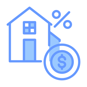 Instalment, Taxes, Money,  Debts, Houses, Property, Investments  icon