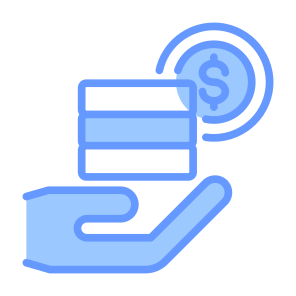 Loan, Cost, Saving, Money, Business, Finance, Ebitda, Exchange icon