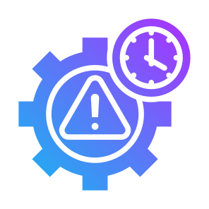 Crisis Management, Warning, Crisis, Management, Risk, Time icon