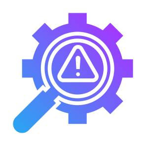 Risk,  Analysis, Error, Investigation, Research, Evaluation  icon