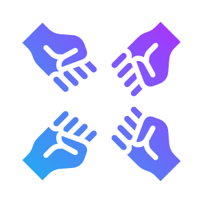 Teamwork, Team, Work, Collaboration,  Hands And Gestures, Partnership  icon