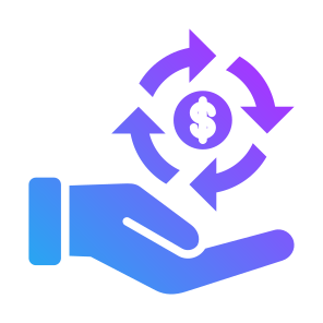 Cash, Cash Flow, Money Flow, Rotation, Money, Process, Cycle icon