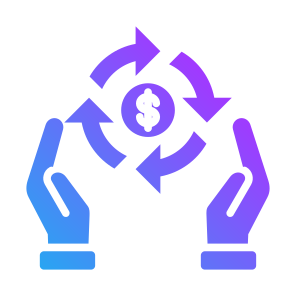 Cash Flow, Money Flow, Rotation, Money, Process, Cycle icon