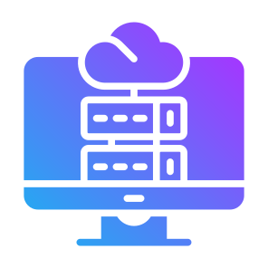 Cloud Server, Cloud Storage, Cloud Data, Hosting, Server, Server Storage icon