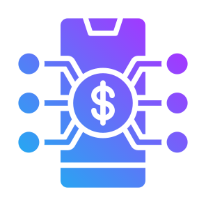 Digital Payment, Digital Money, Digital, Money, Technology, Digital Currency icon