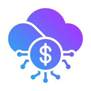 Mining, Cloud Mining, Cloud, Digital Money, Digital Currency, Fintech, Technology  icon