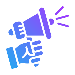 Promotion, Bullhorn, Communication, Marketing, Announcement, Digital Marketing icon