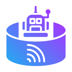 Virtual Reality, Metaverse, Simulation, Augmented Reality, Robotics, Technology icon