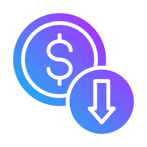 Income Drop, Income, Low Income, Economic Crisis, Low, Bankruptcy, Interest, Business, Finance, Loss  icon