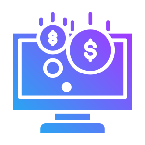 Income, Revenue, Earnings, Browser, Website, Web, Money icon