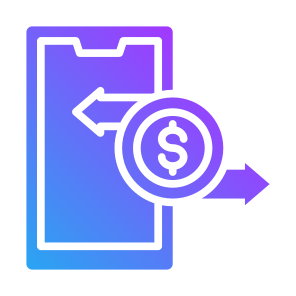 Money Transfer, Money, Transaction, Currency, Online Banking  icon