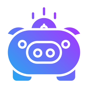Piggy Bank, Piggy, Savings, Bank, Coin, Finance, Funds, Money icon